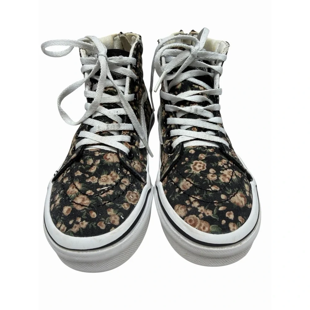 VANS Toddler Sk8-Hi Zip Rose Dreams/Black White‎ Girls Shoe Size 1 Kids